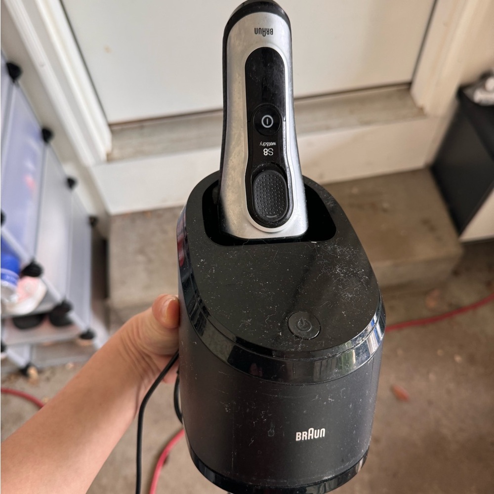 Braun Electric Shaver with Charging Stand